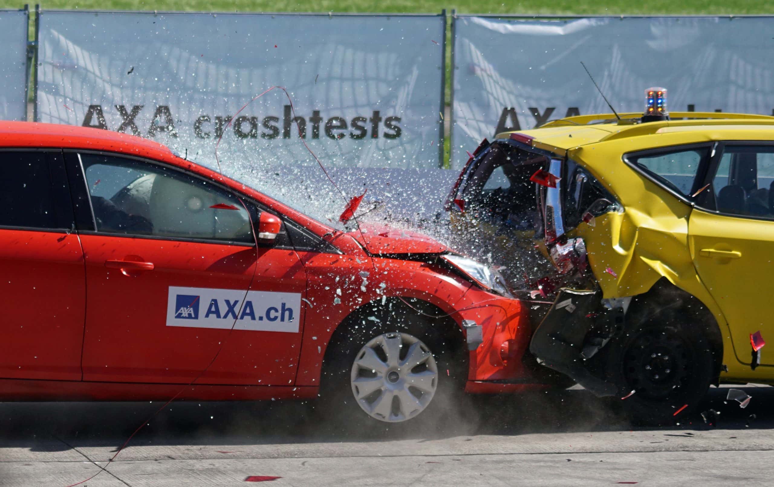 yellow-and-red-car-in-crash-test