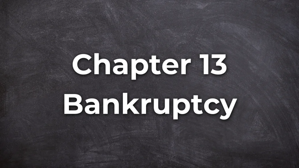 chapter 13 bankruptcy