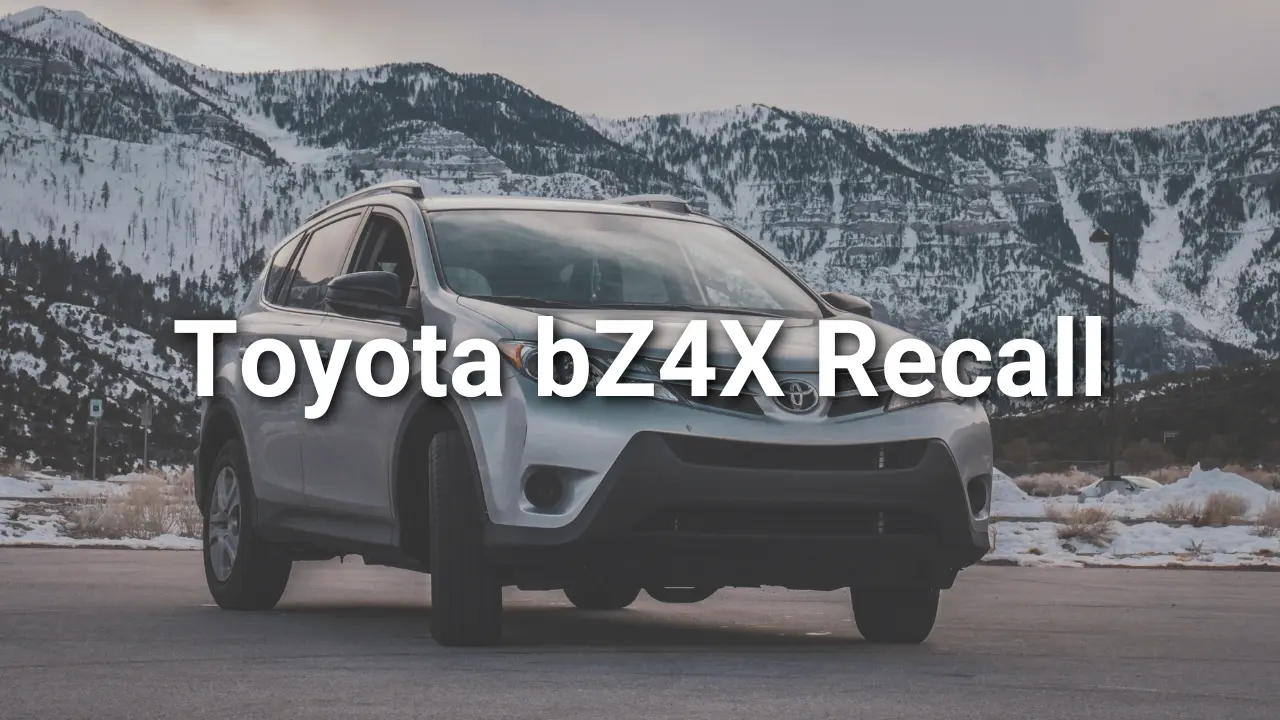 Toyota bZ4X Recall