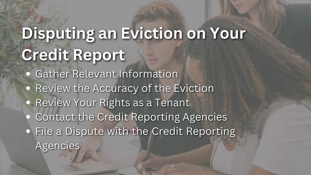 disputing an eviction on your credit report