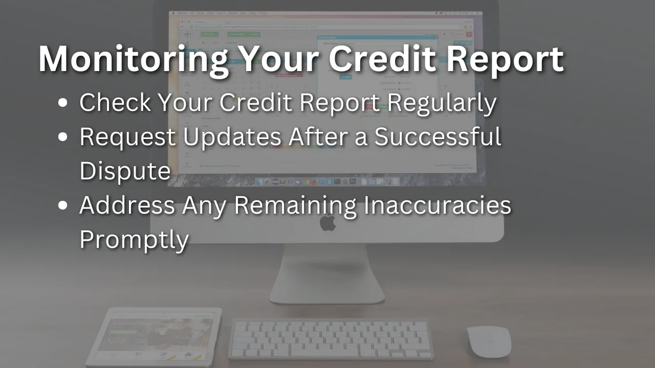 monitoring your credit report