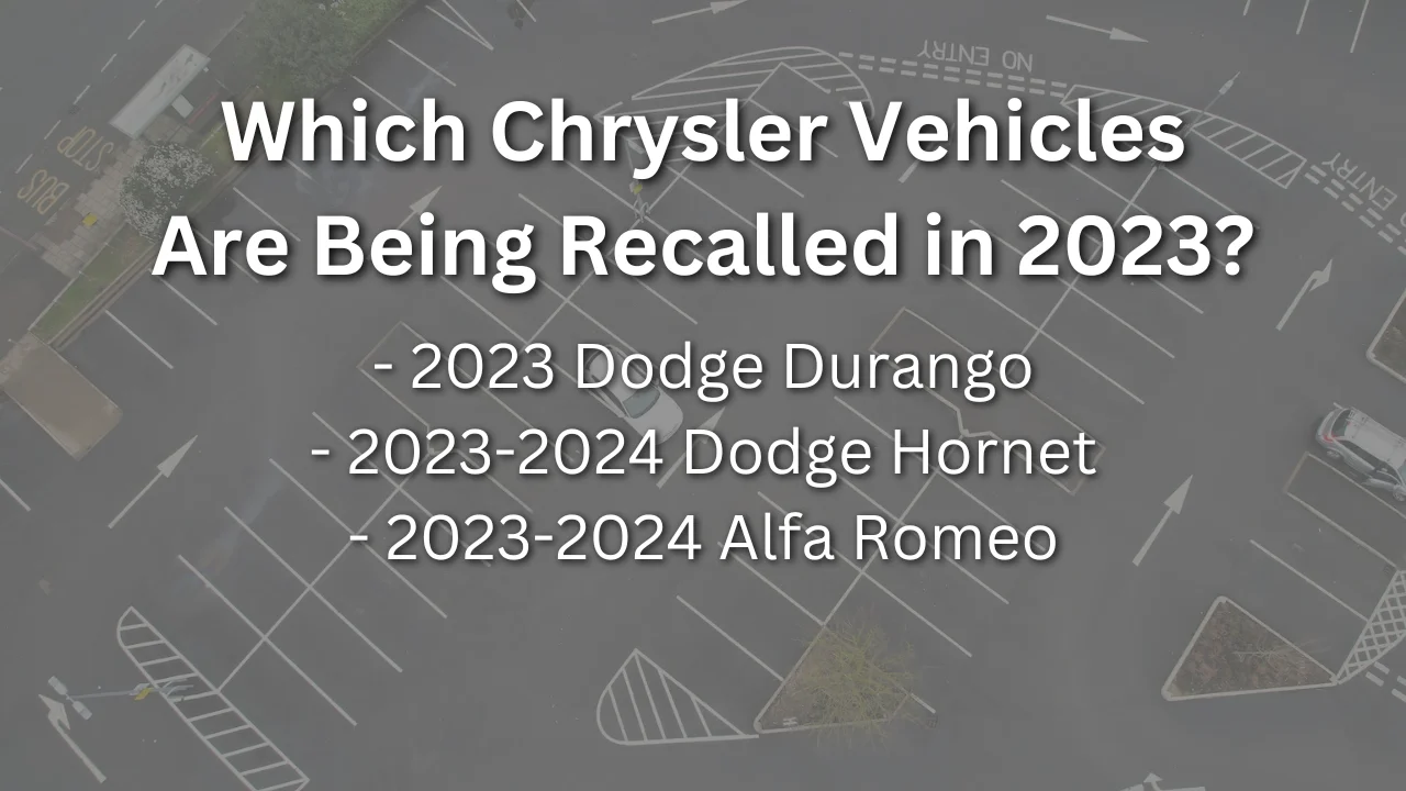 which chrysler vehicles are being recalled in 2023?